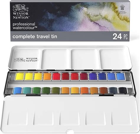 winsor and newton watercolour metal box|winsor newton watercolor full pans.